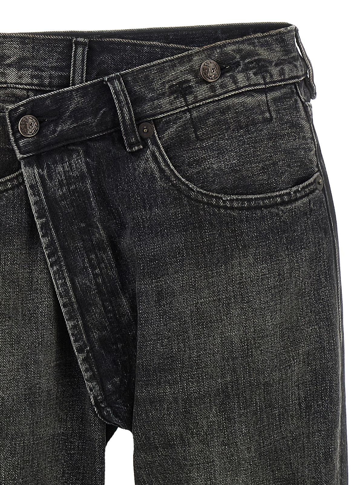 Black Cotton Jeans Denim