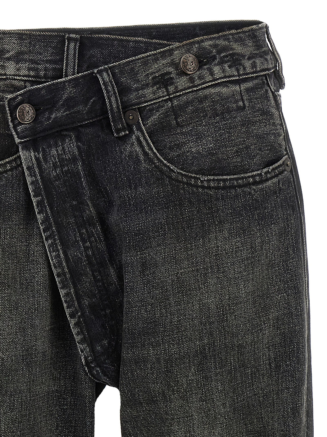 Black Cotton Jeans Denim