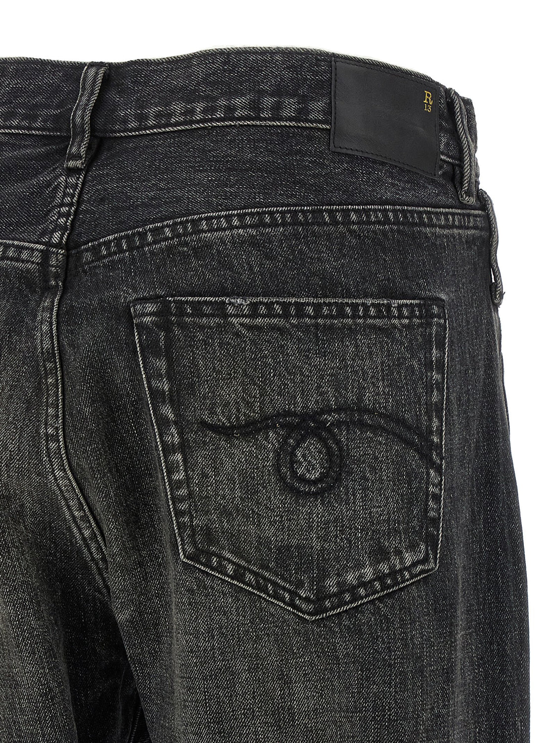 Black Cotton Jeans Denim