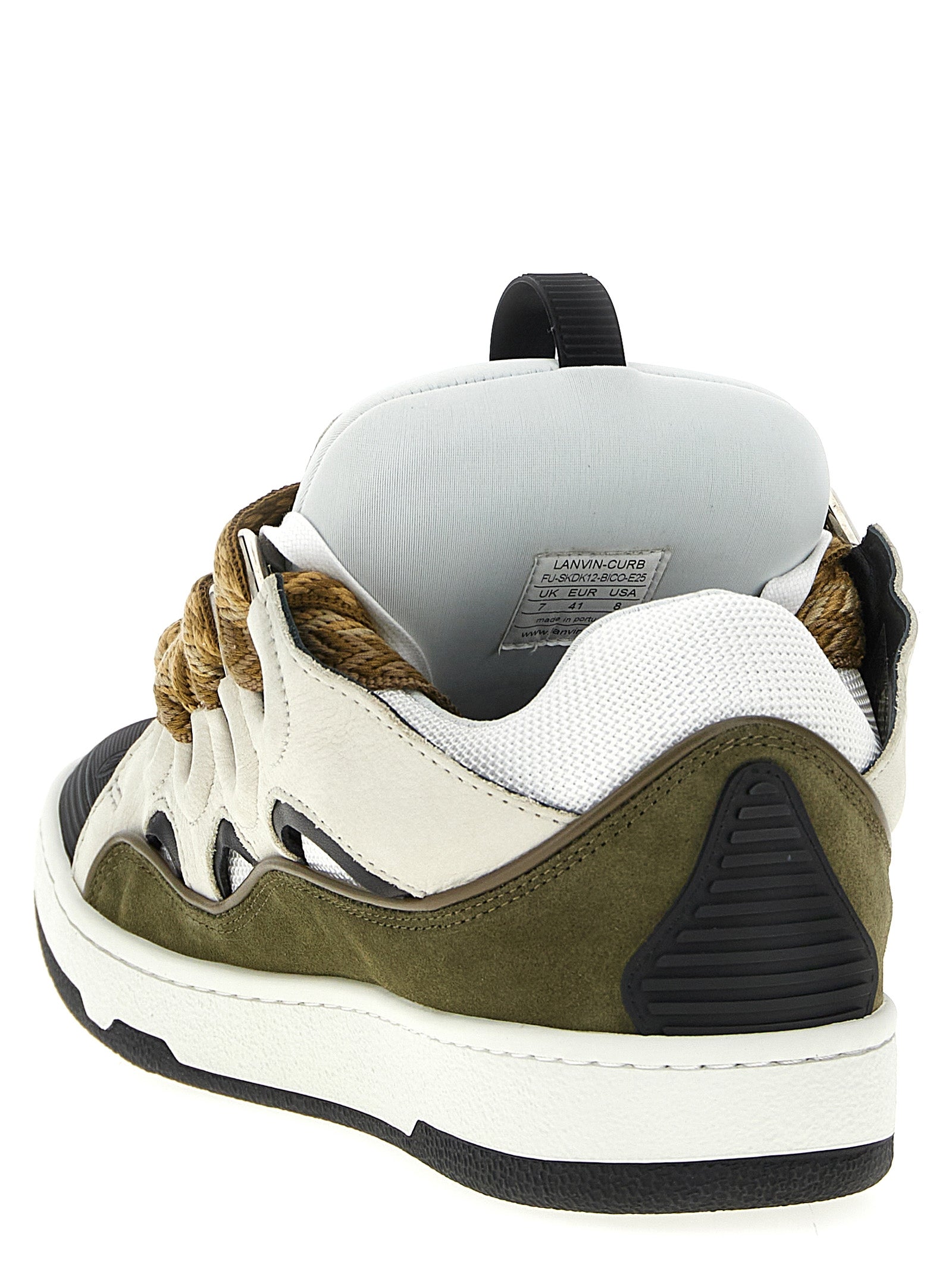 Multicolor Calf Leather Bos Taurus Chunky Sneakers