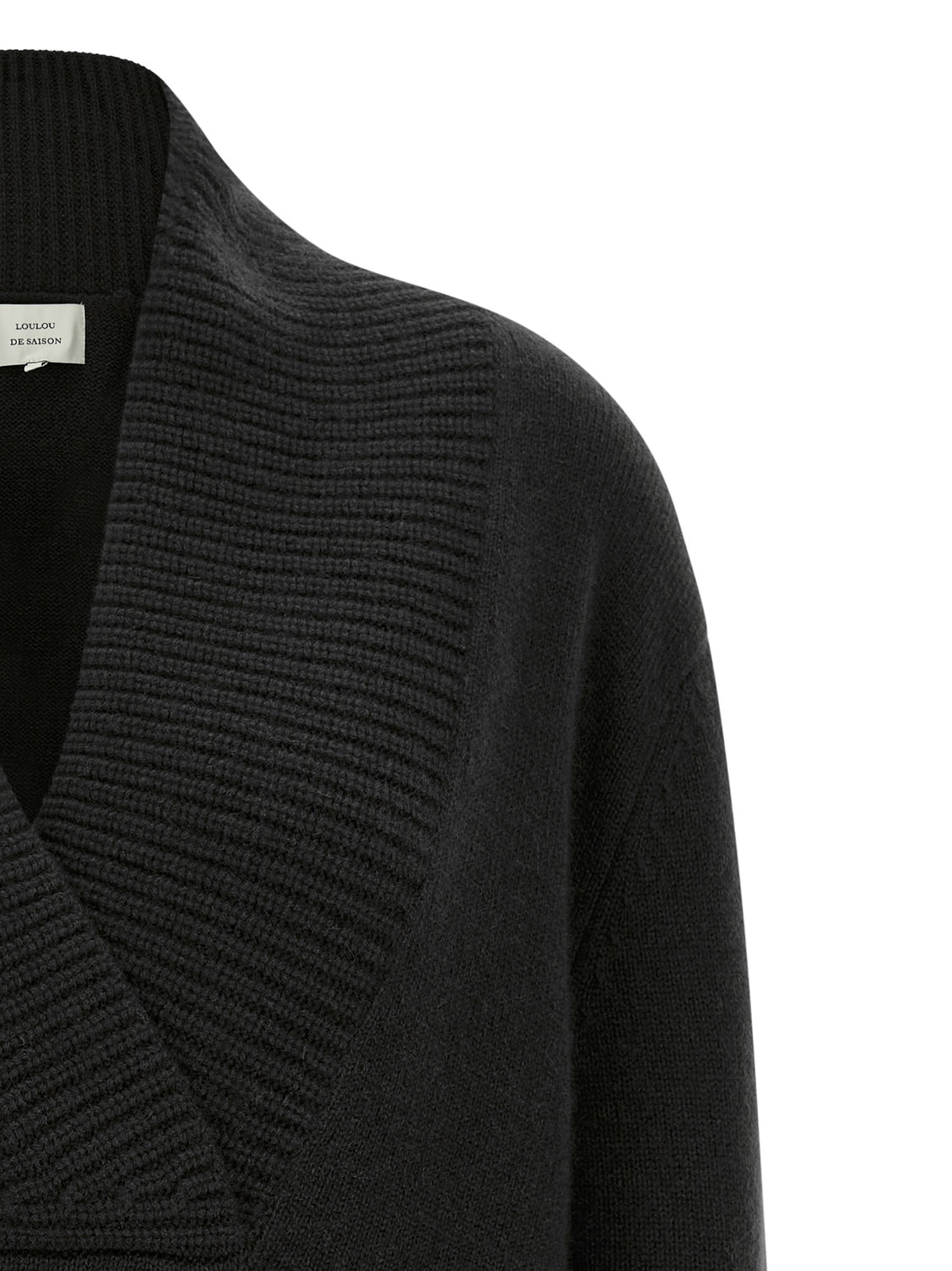 Black Cashmere Cardigan