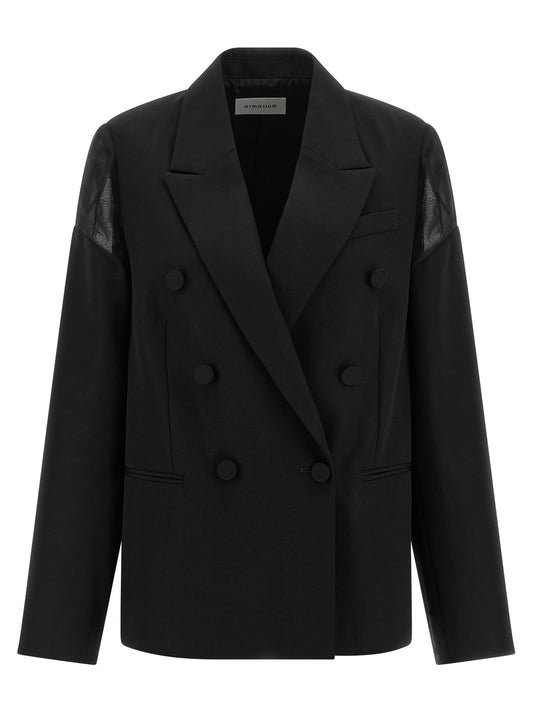 Black Virgin Wool Blazer