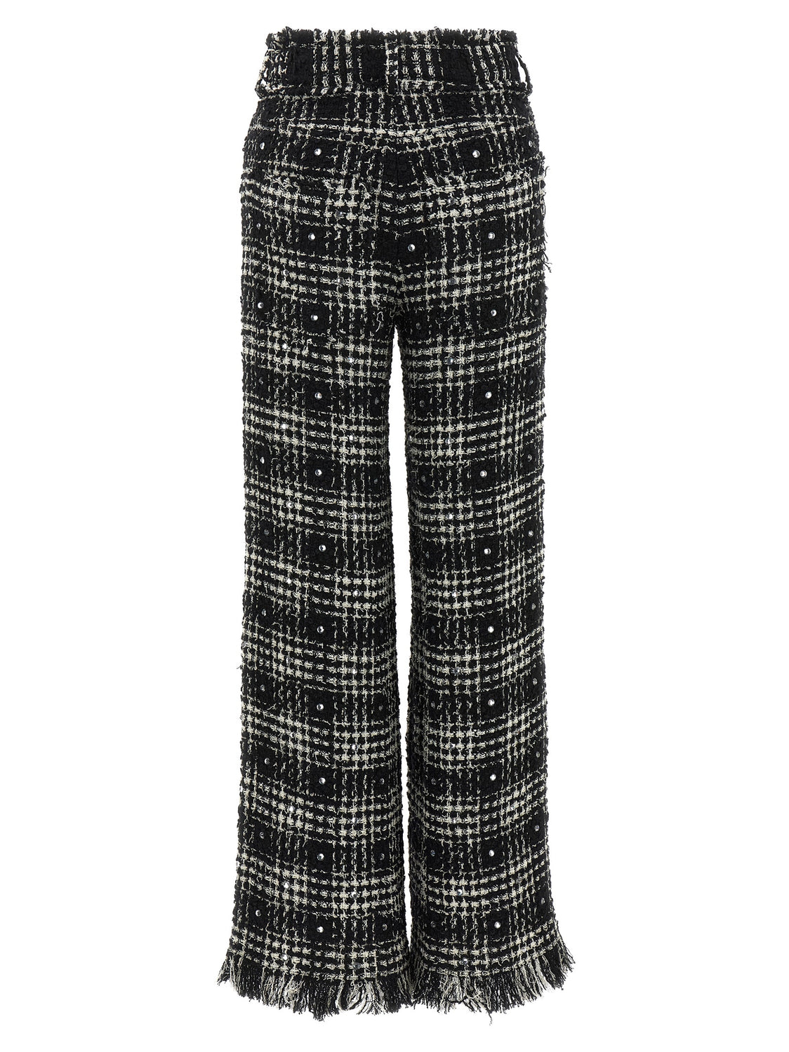 Bicolor Cotton Casual Pants
