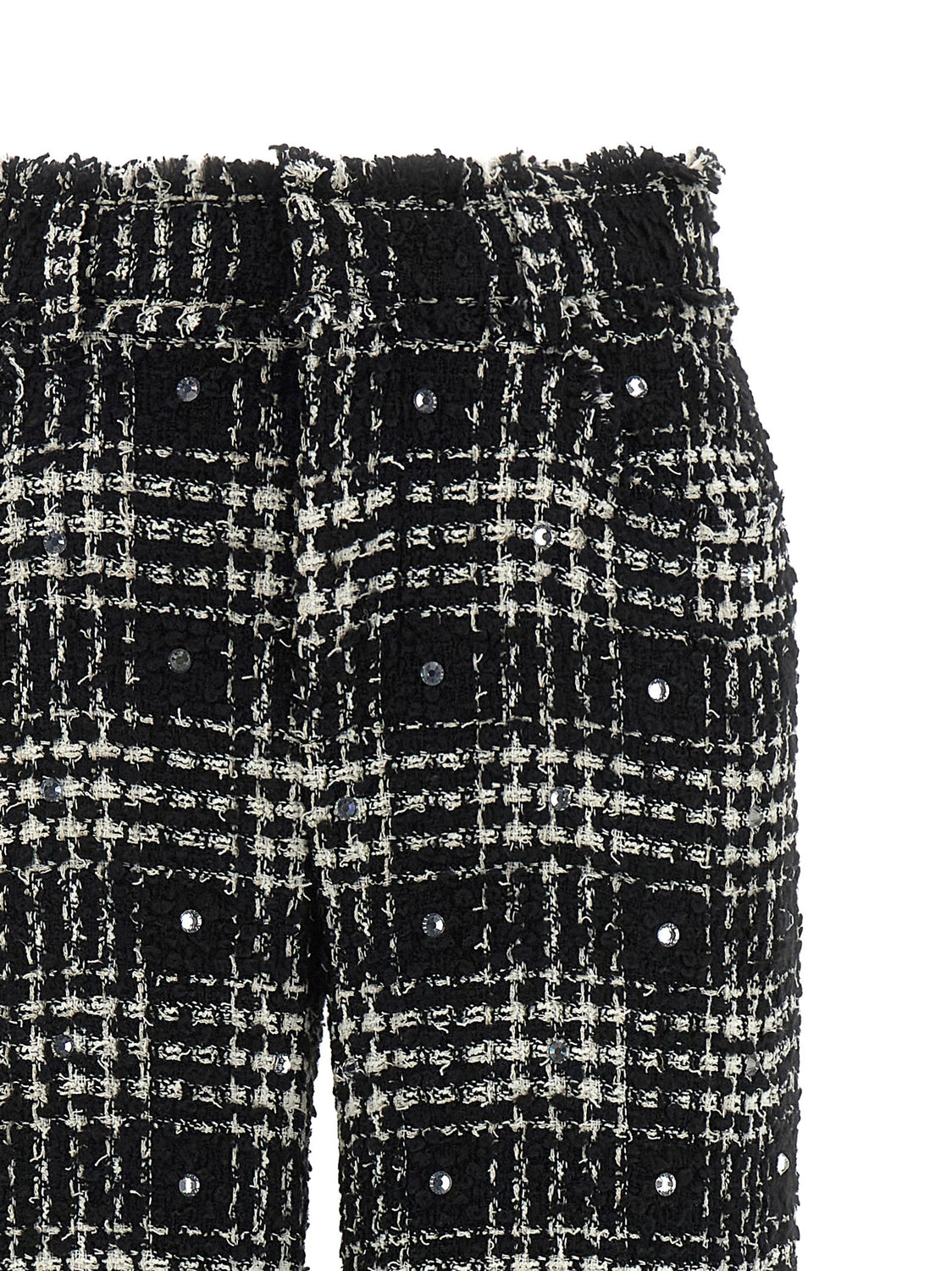 Bicolor Cotton Casual Pants