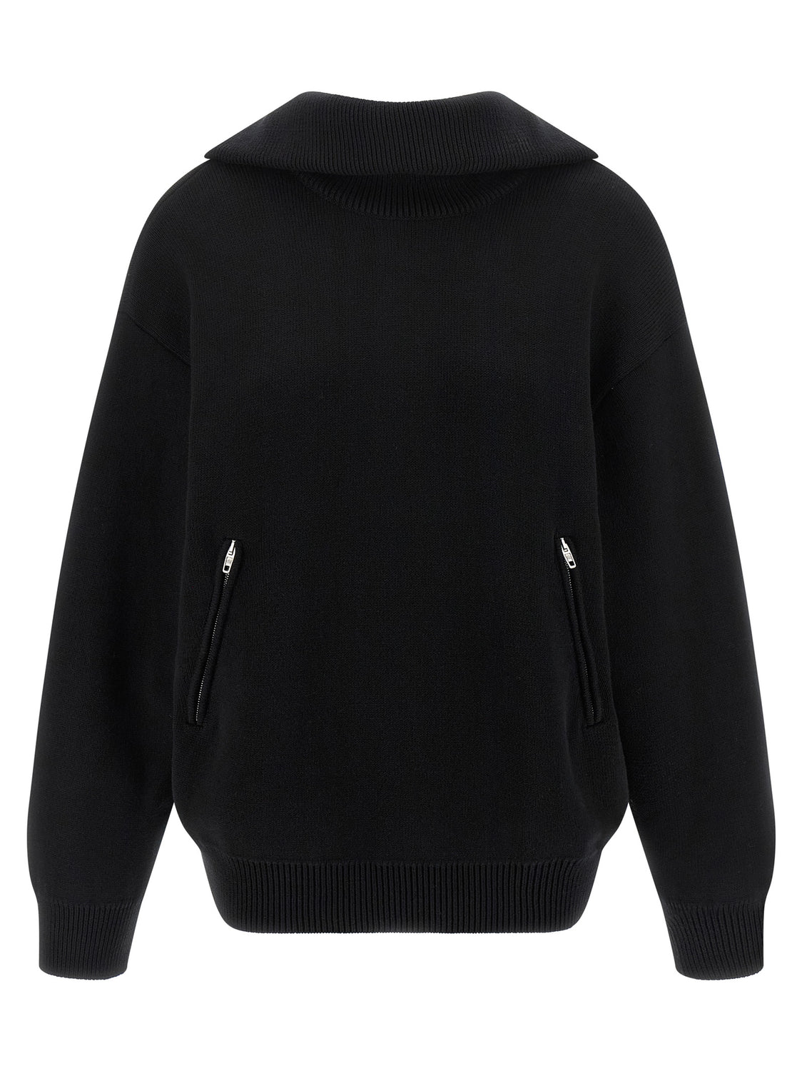 Black Cotton Cardigan