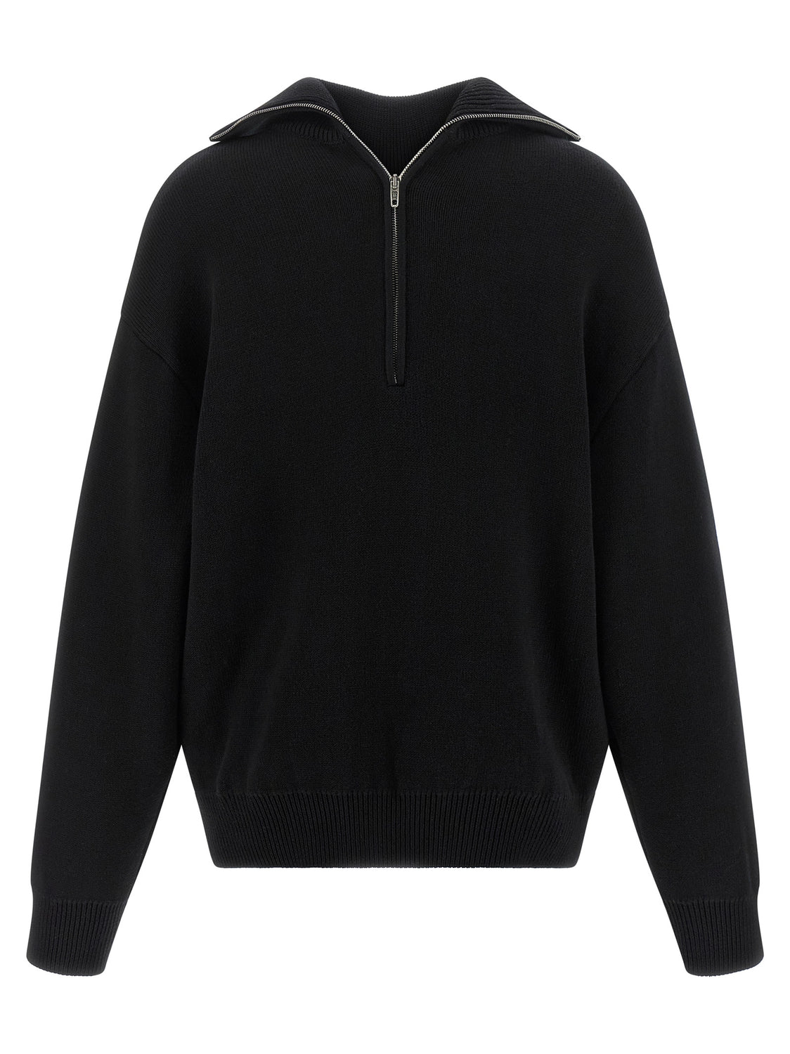 Black Cotton Cardigan
