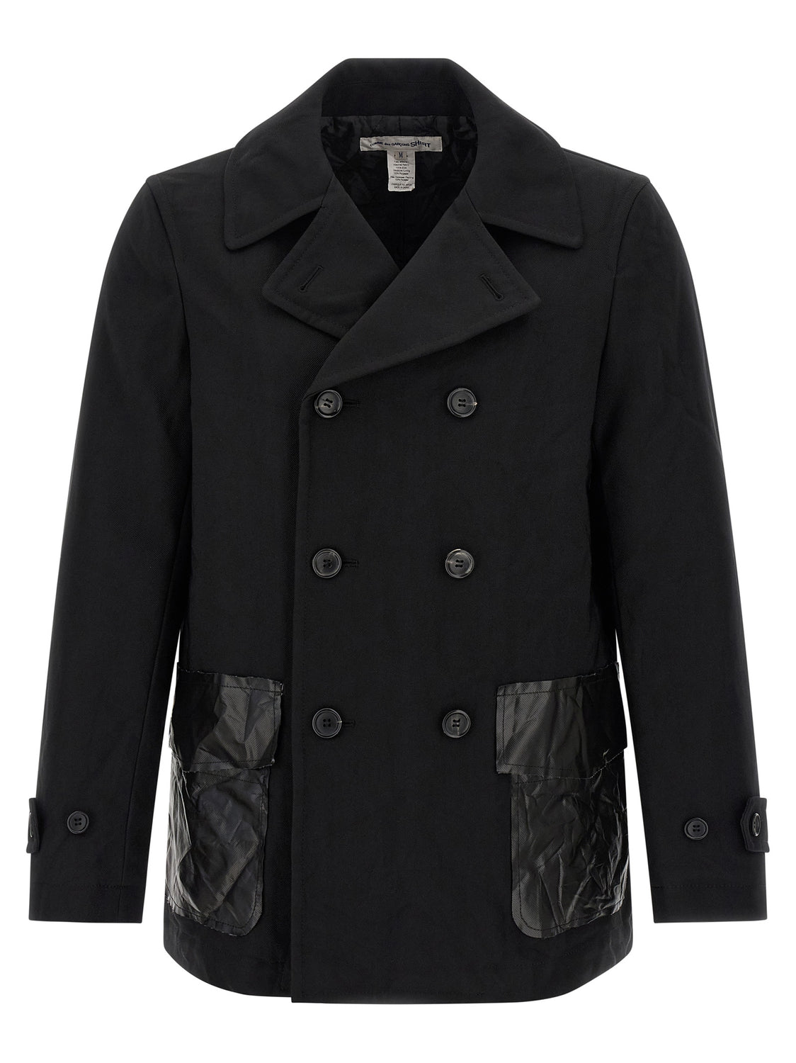 Black Polyester Coat