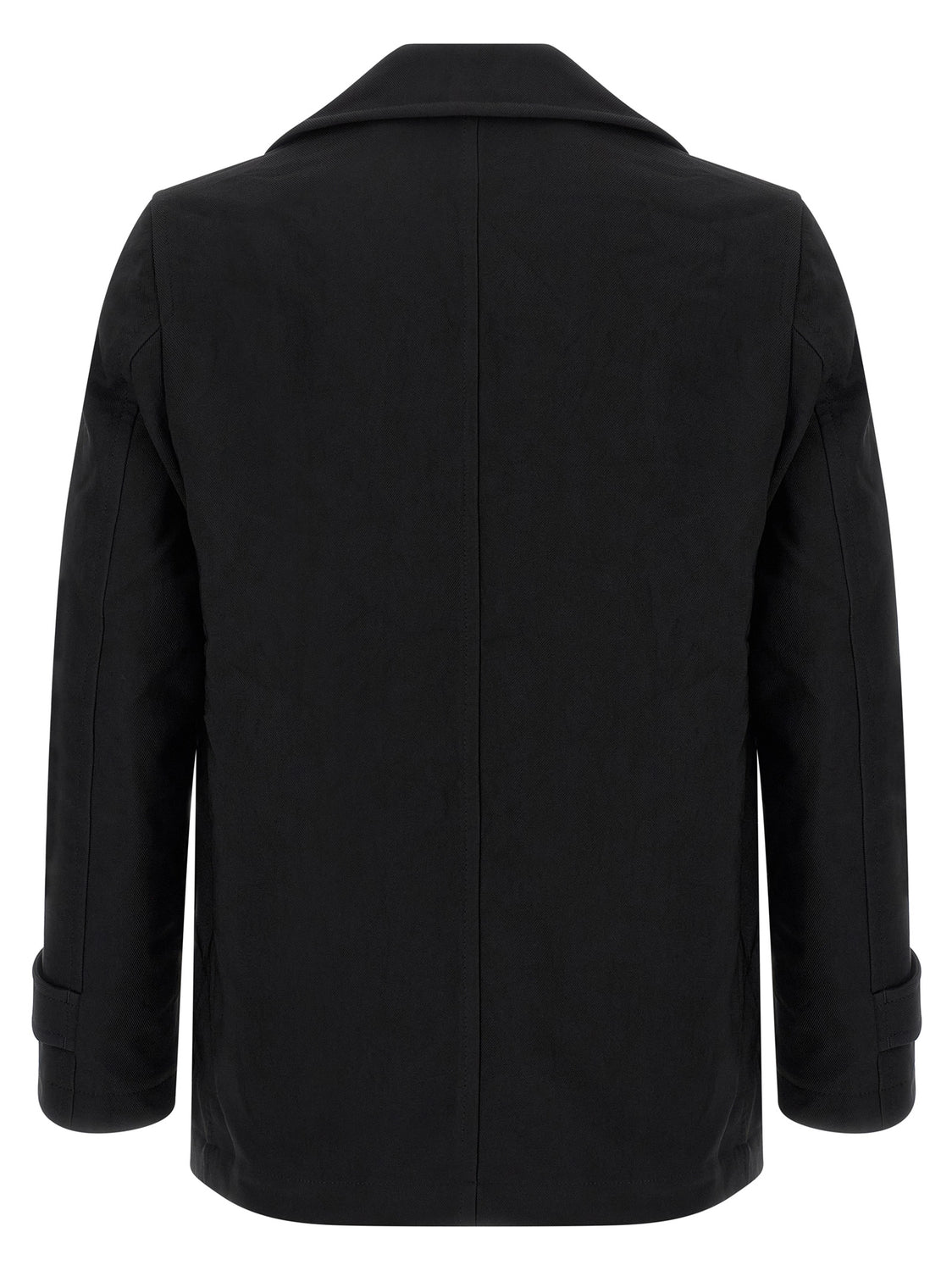 Black Polyester Coat