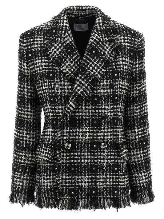 Bicolor Cotton Blazer