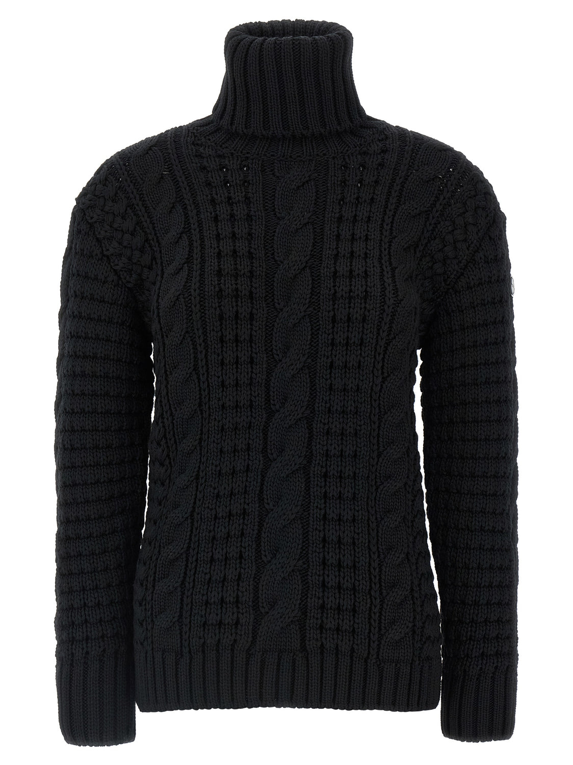 Black Virgin Wool Cardigan