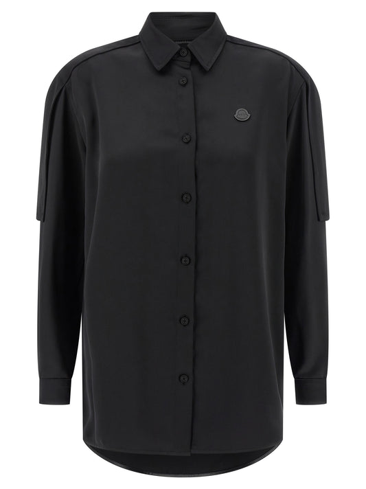Black Polyester Blouse