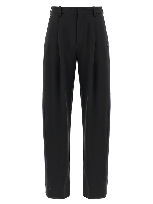 Black Polyester Dress Pants