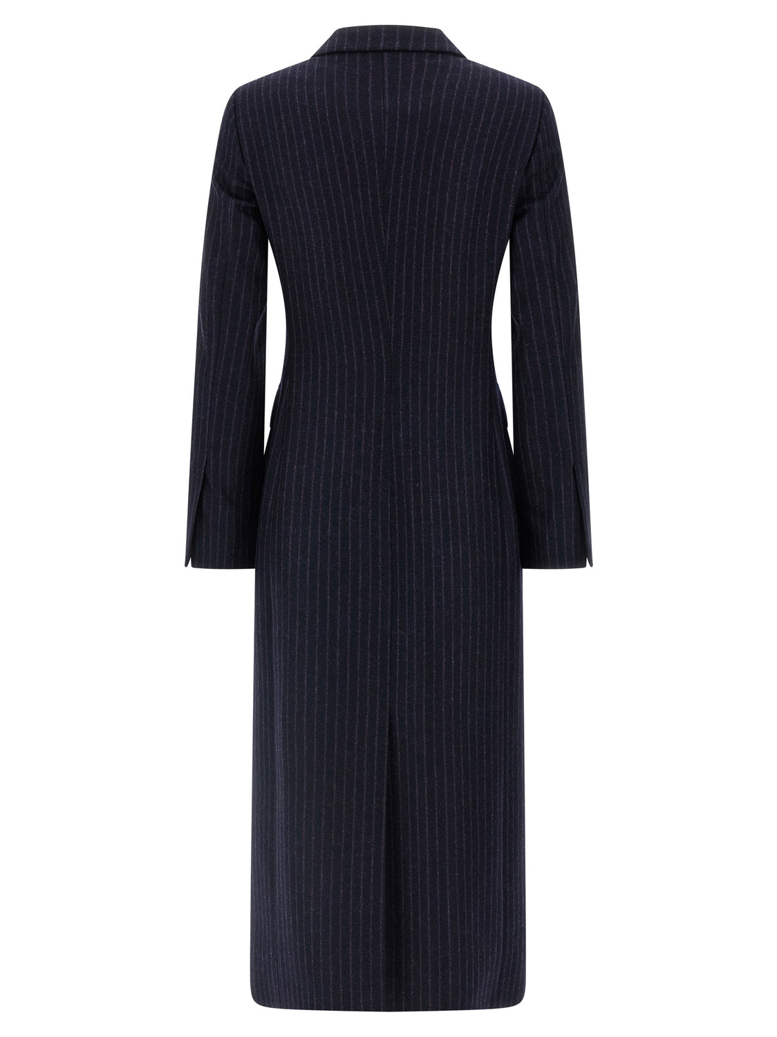 Blue Virgin Wool Coat