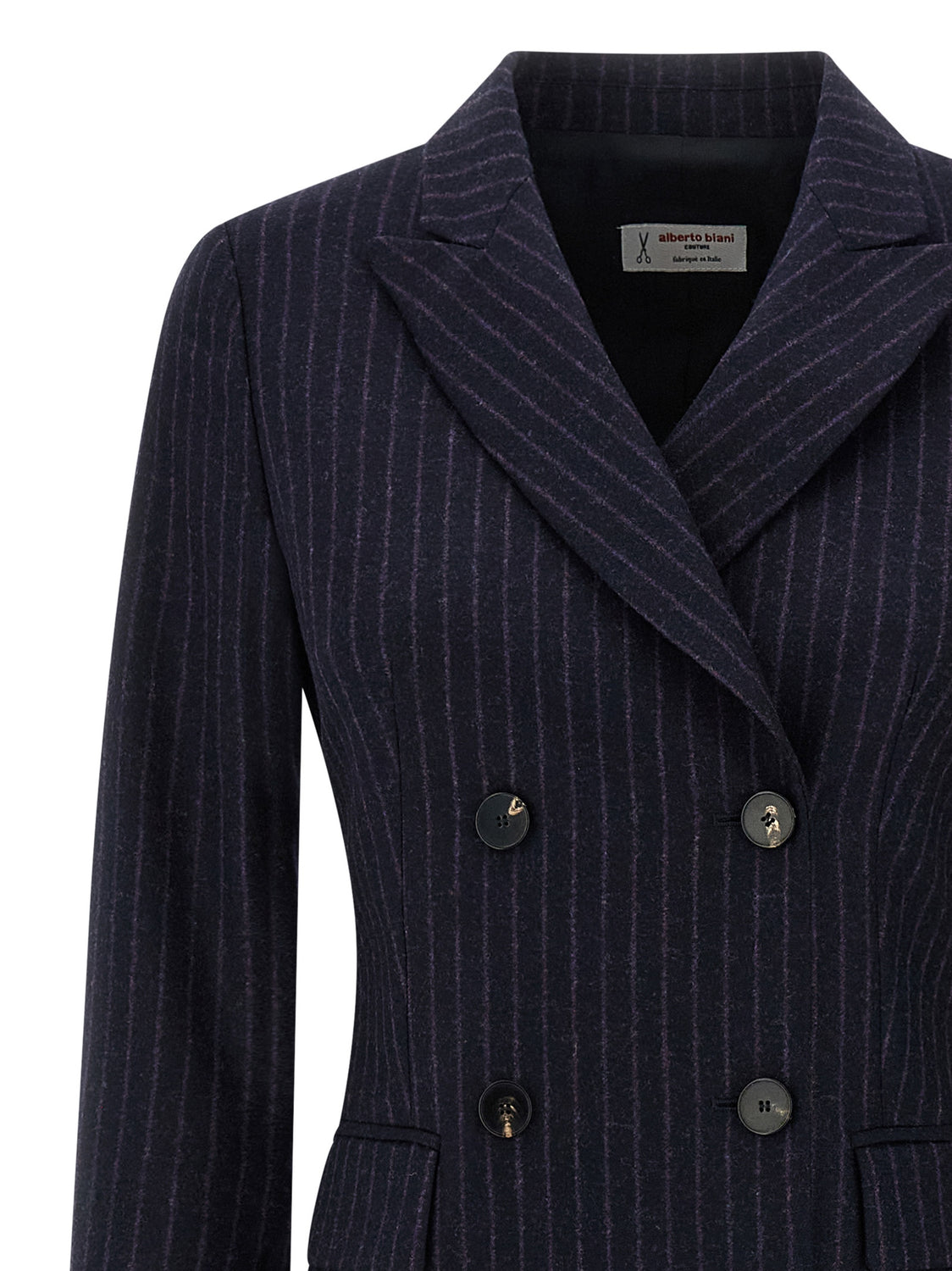 Blue Virgin Wool Coat