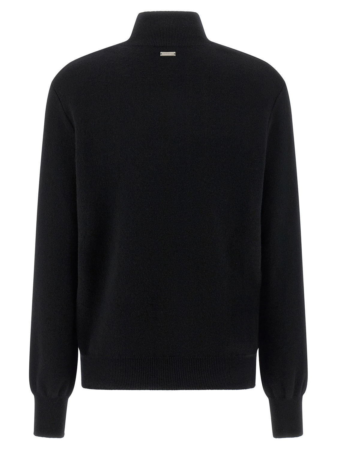 Black Virgin Wool Cardigan