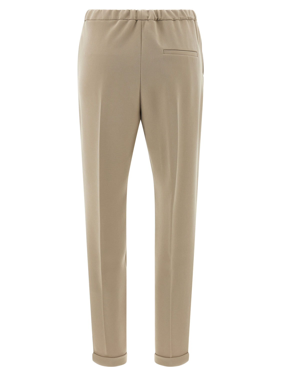 Beige Triacetate Casual Pants