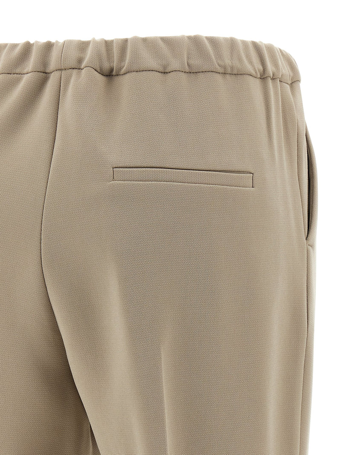 Beige Triacetate Casual Pants
