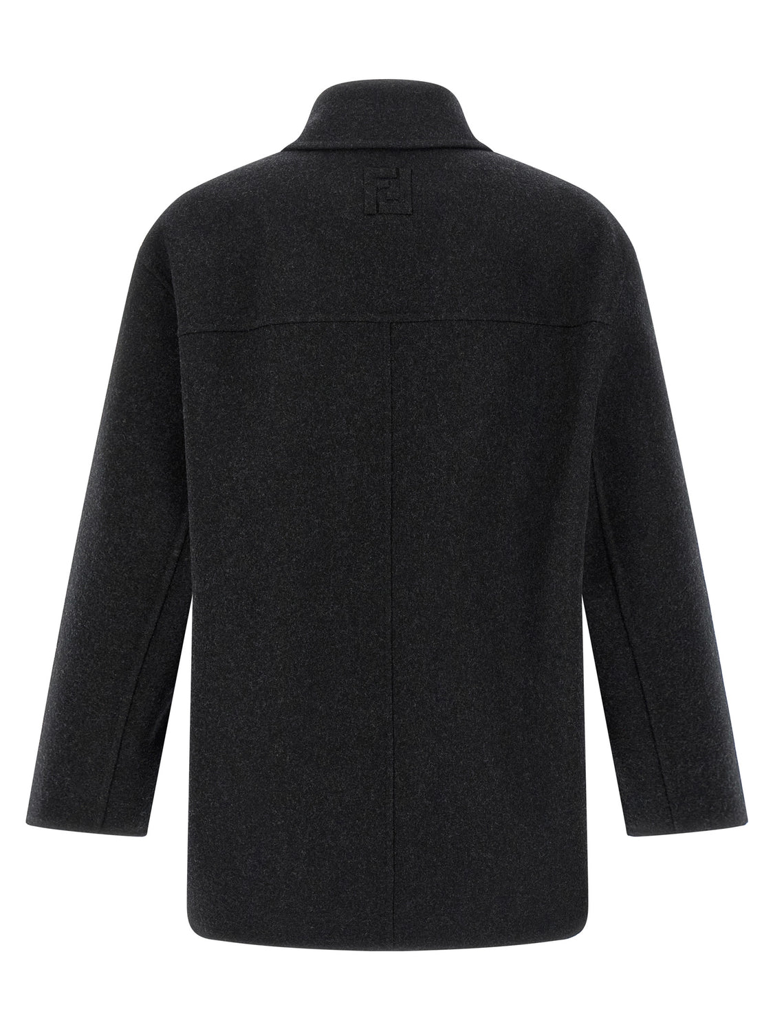 Gray Virgin Wool Coat