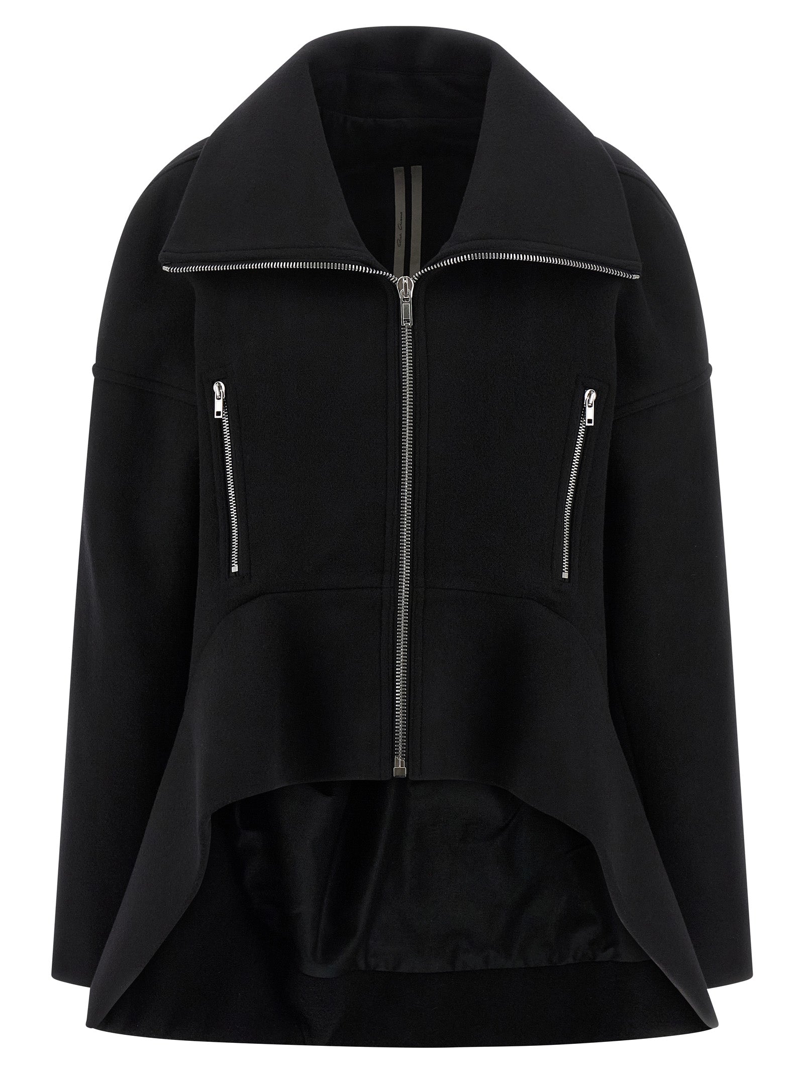 Black Virgin Wool Coat