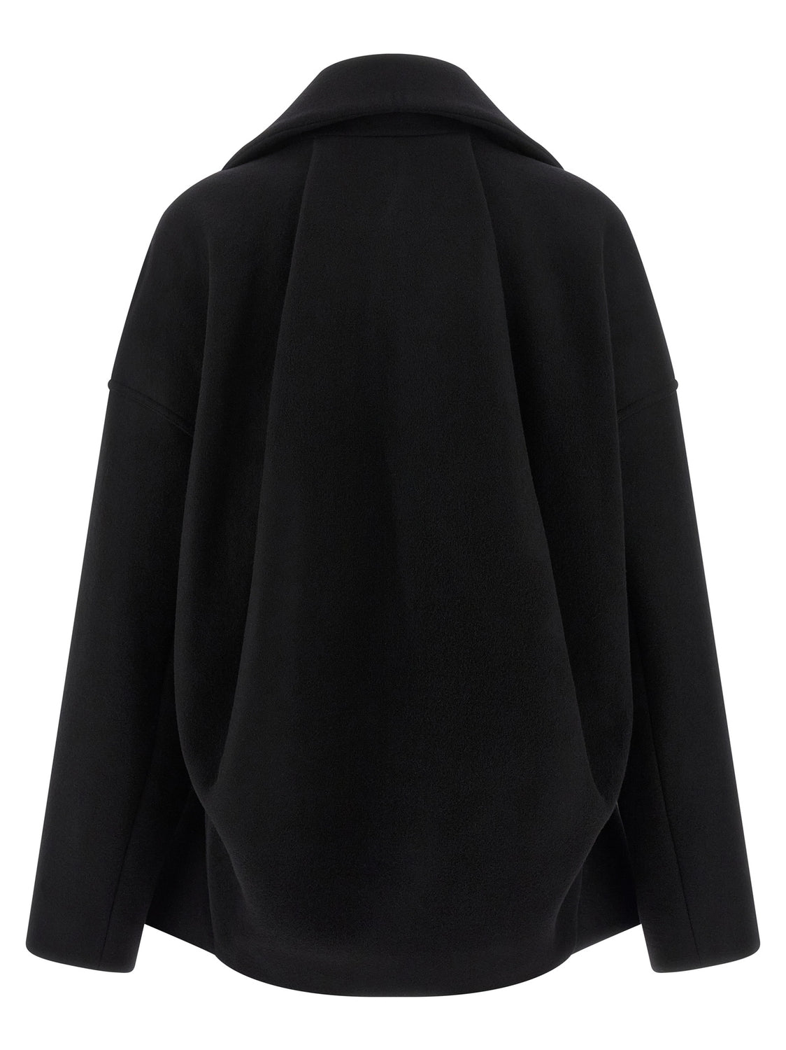 Black Virgin Wool Coat