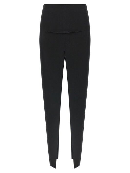 Black Virgin Wool Mini Skirt