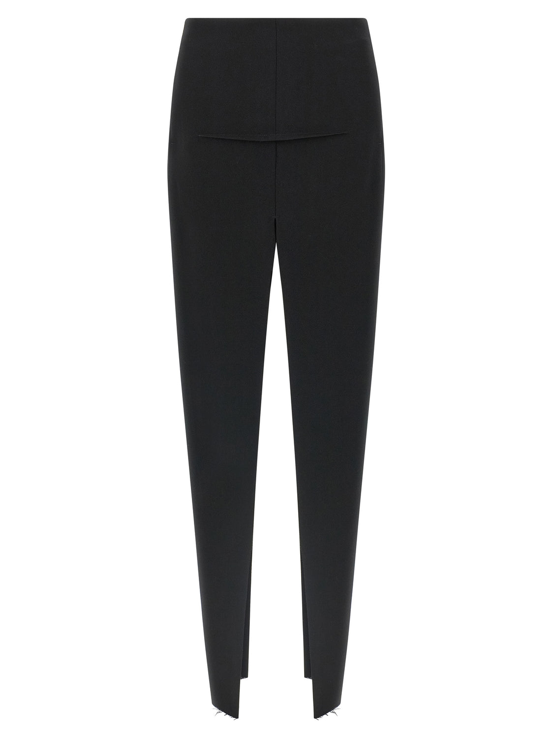 Black Virgin Wool Mini Skirt