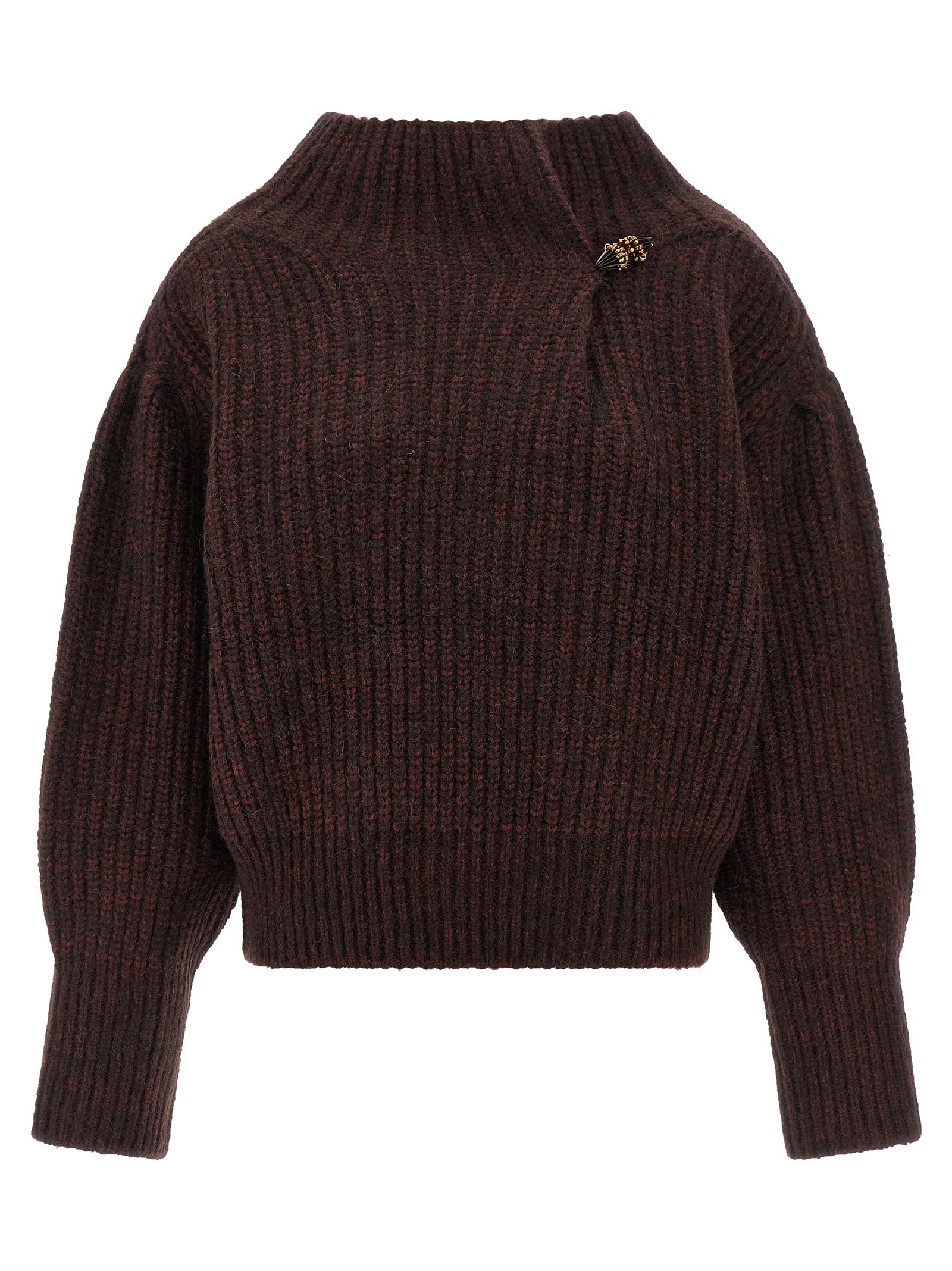 Bordeaux Wool Cardigan