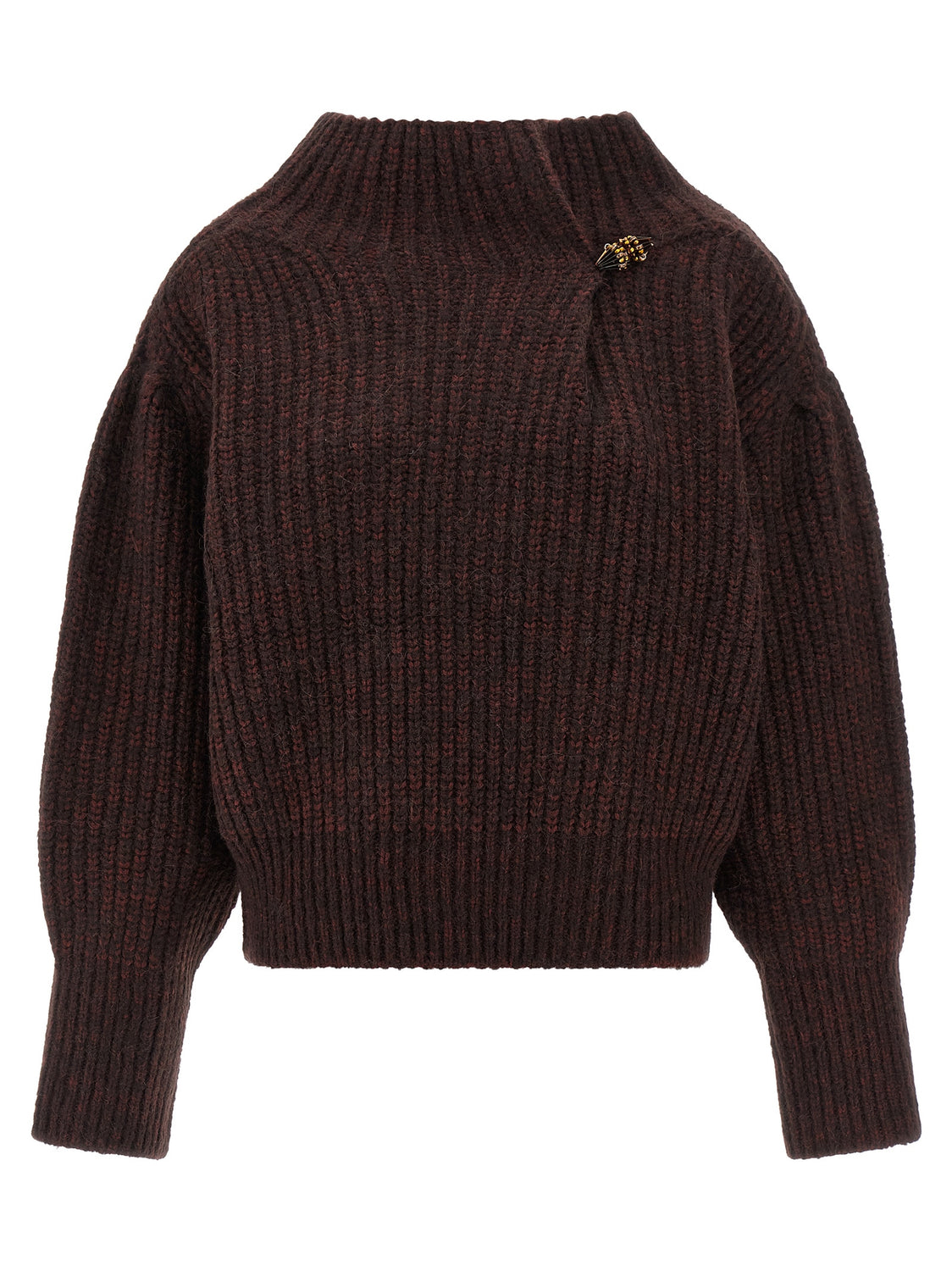 Bordeaux Wool Cardigan