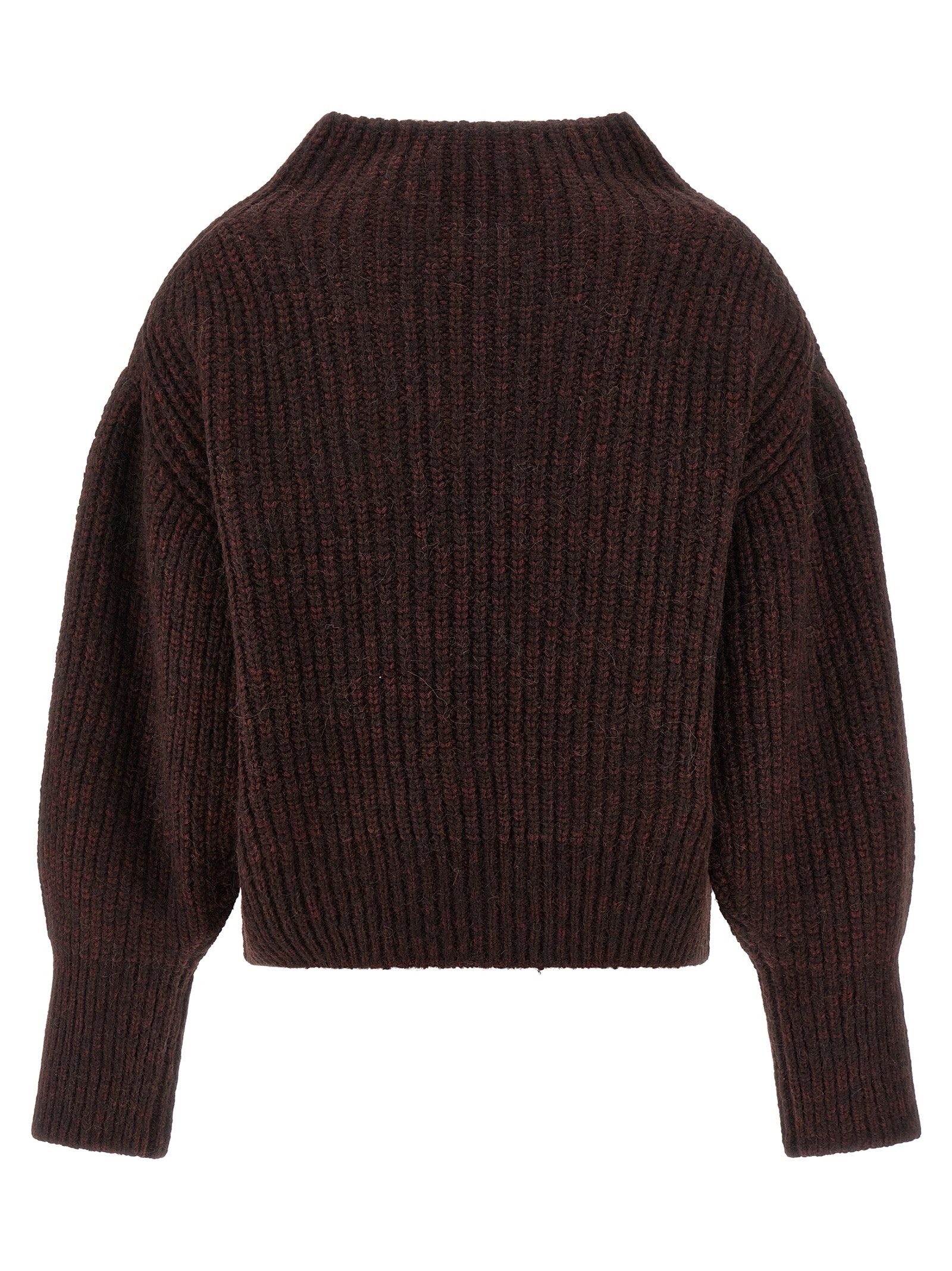 Bordeaux Wool Cardigan
