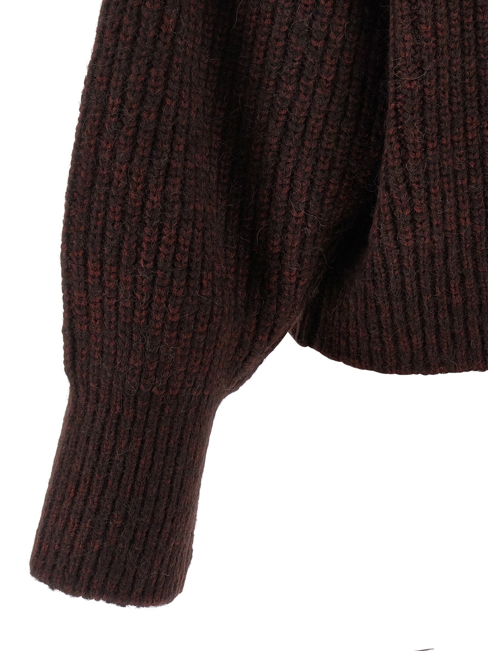Bordeaux Wool Cardigan