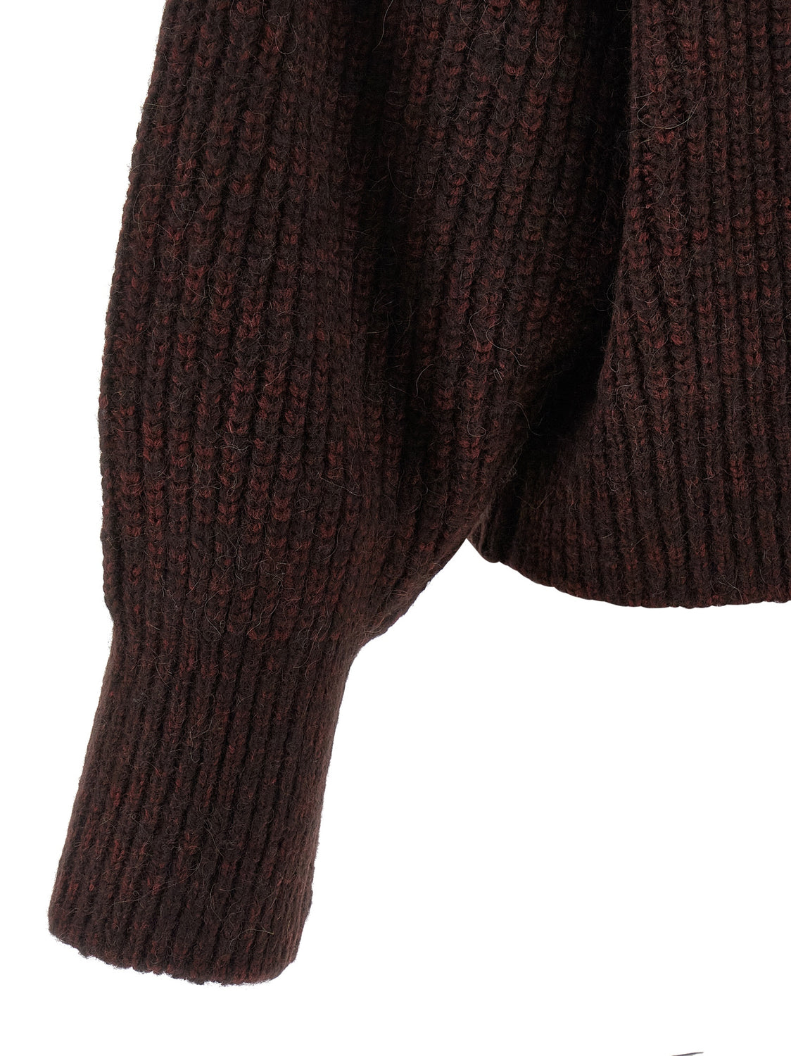 Bordeaux Wool Cardigan