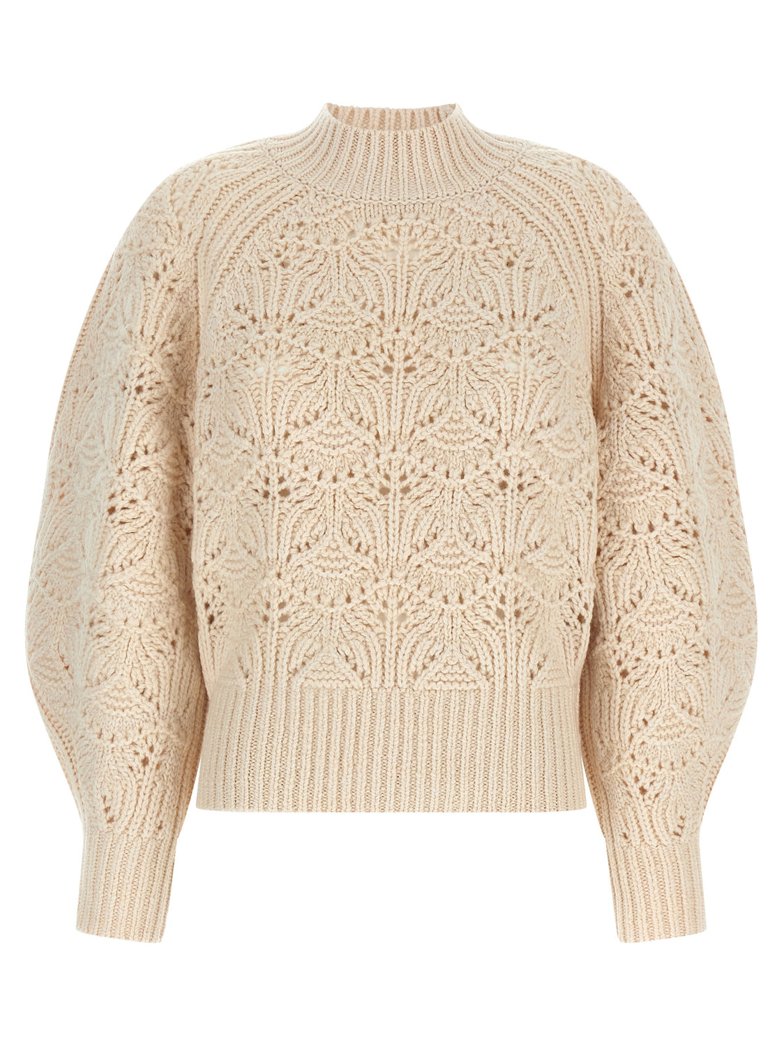 Beige Wool Cardigan