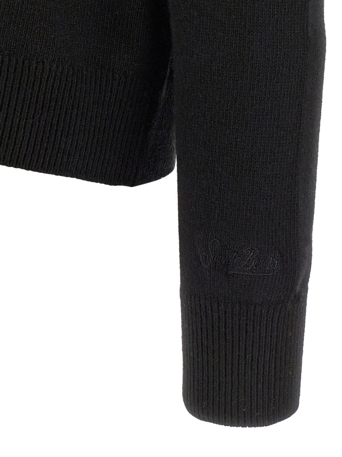 Black Wool Cardigan