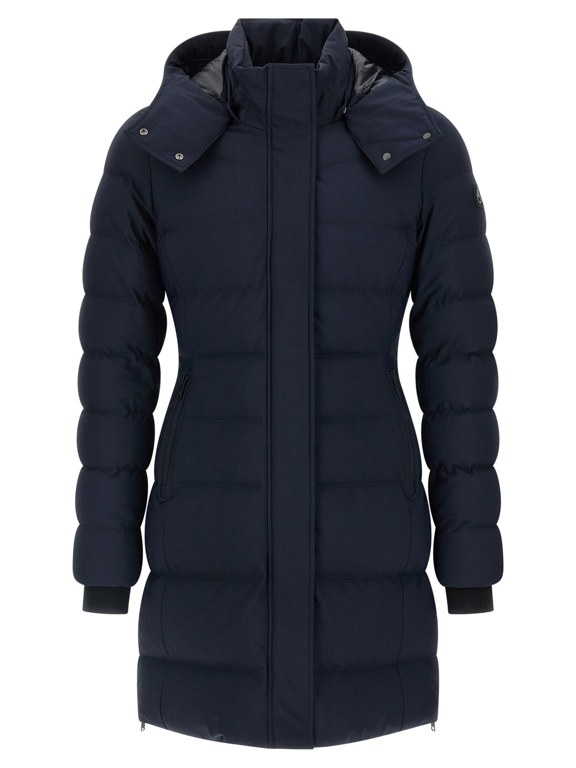Blue Nylon Parka