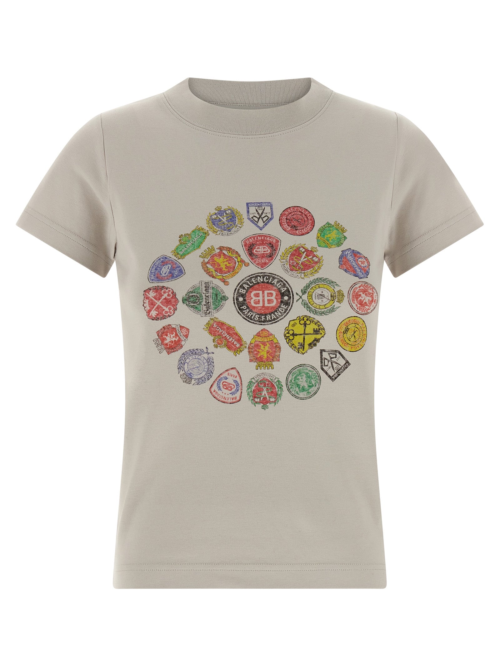 Gray Cotton T-Shirt