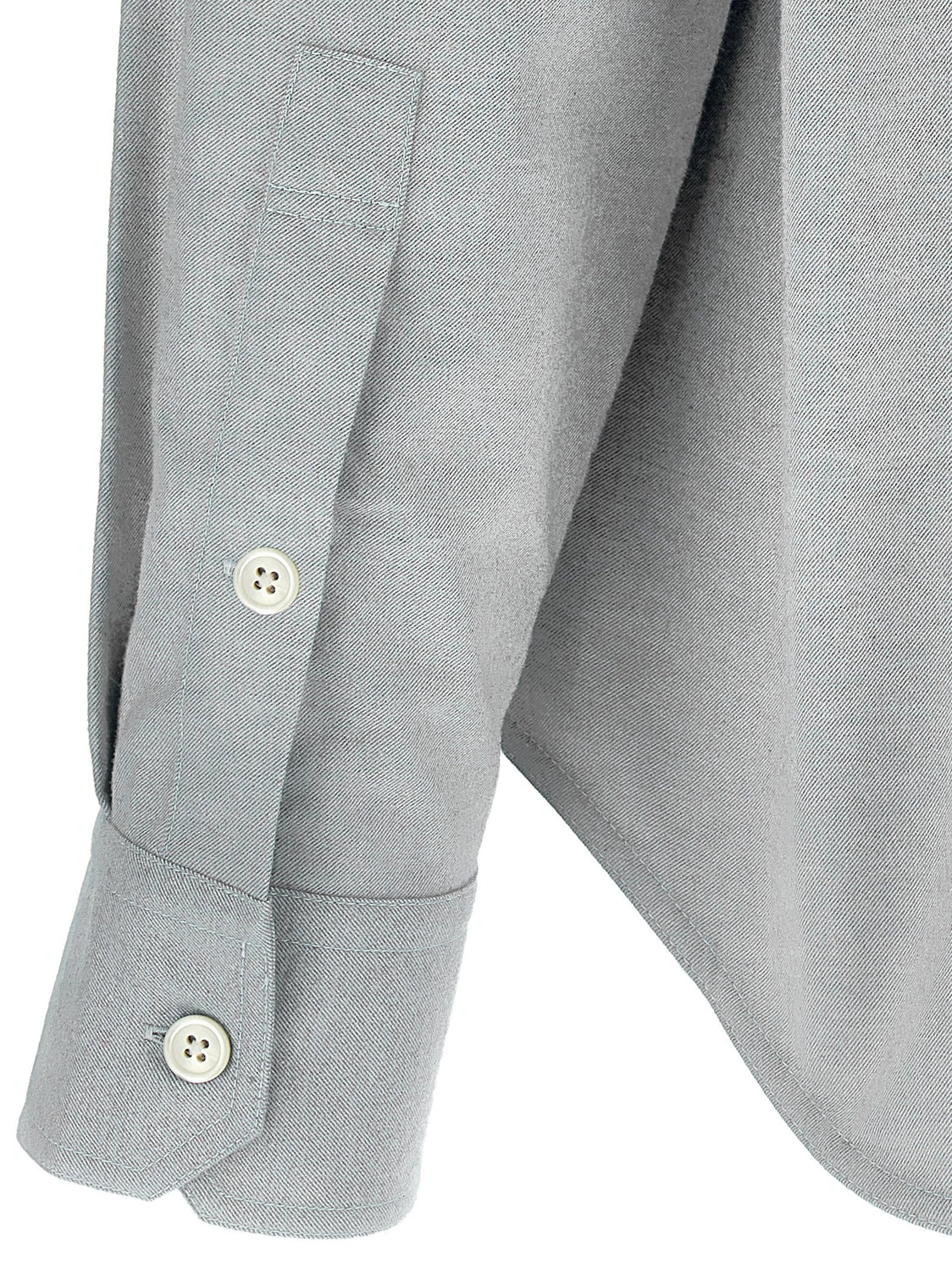 Gray Cotton Blouse