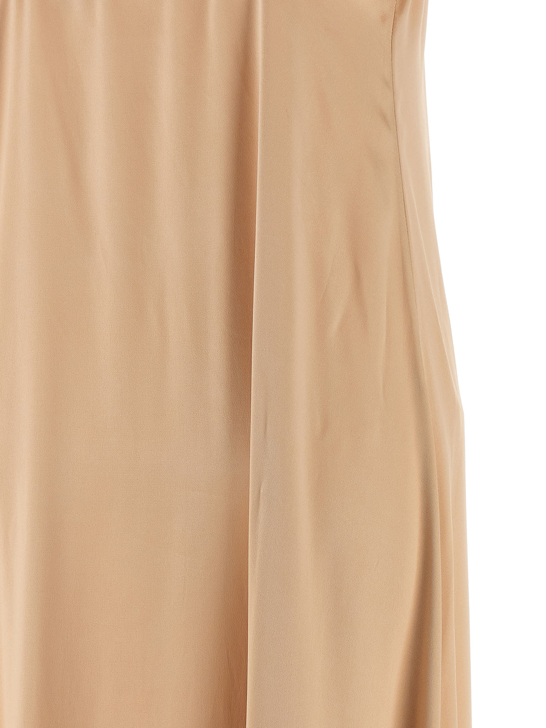 Beige Viscose Long Dress