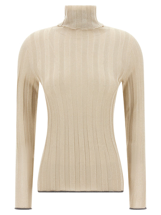 Gold Viscose Cardigan