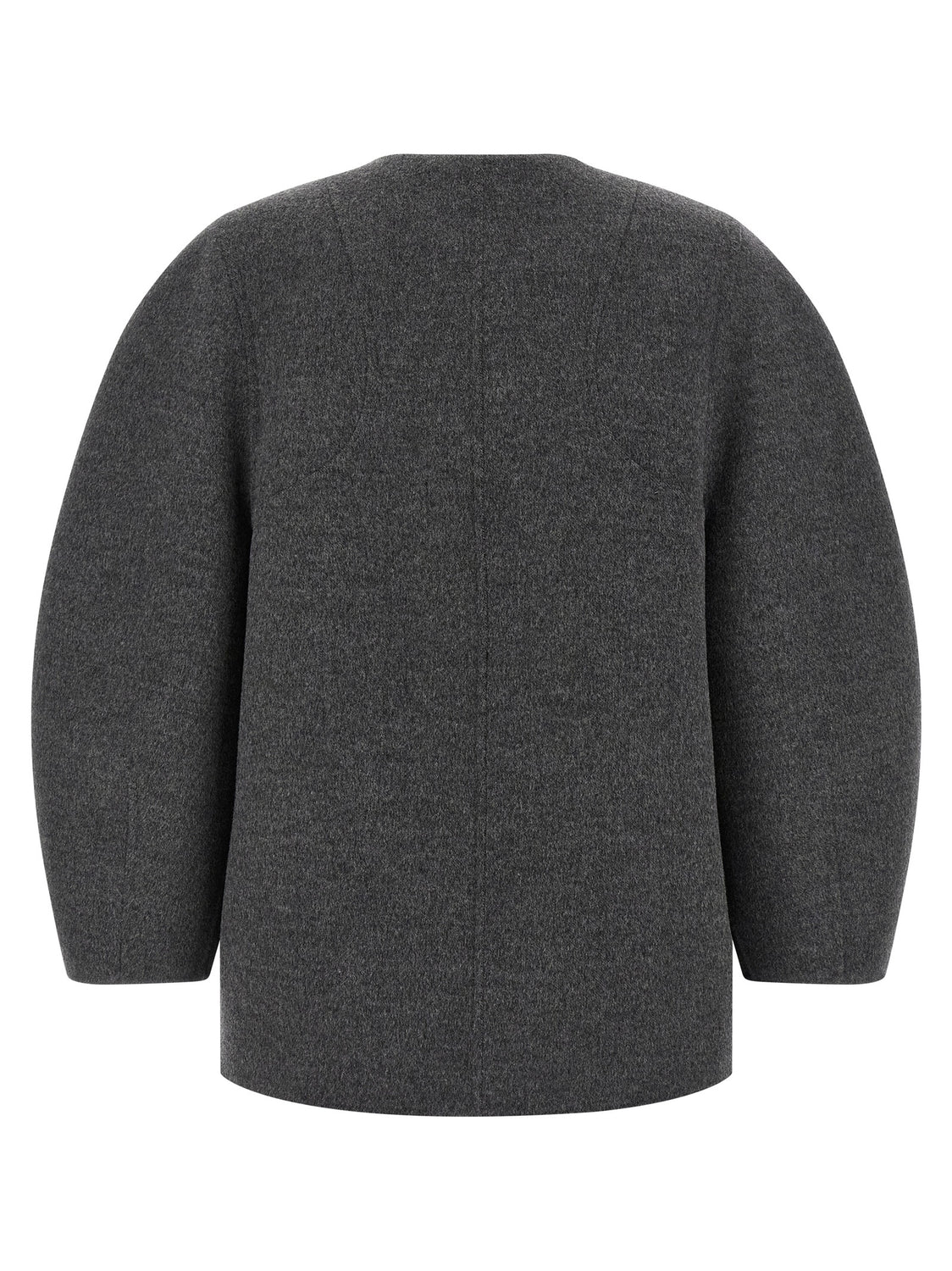 Gray Virgin Wool Coat