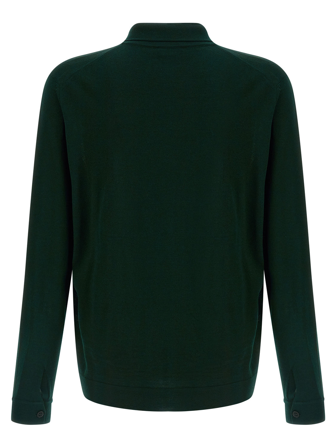 Bicolor Merino Wool Cardigan