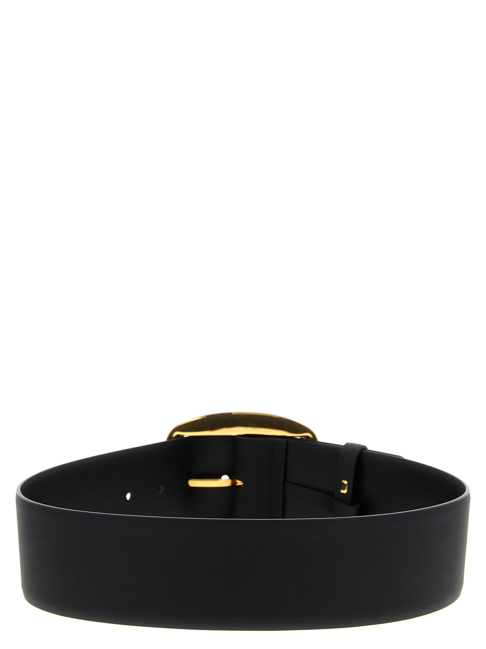 Black Calfskin Regular Belt