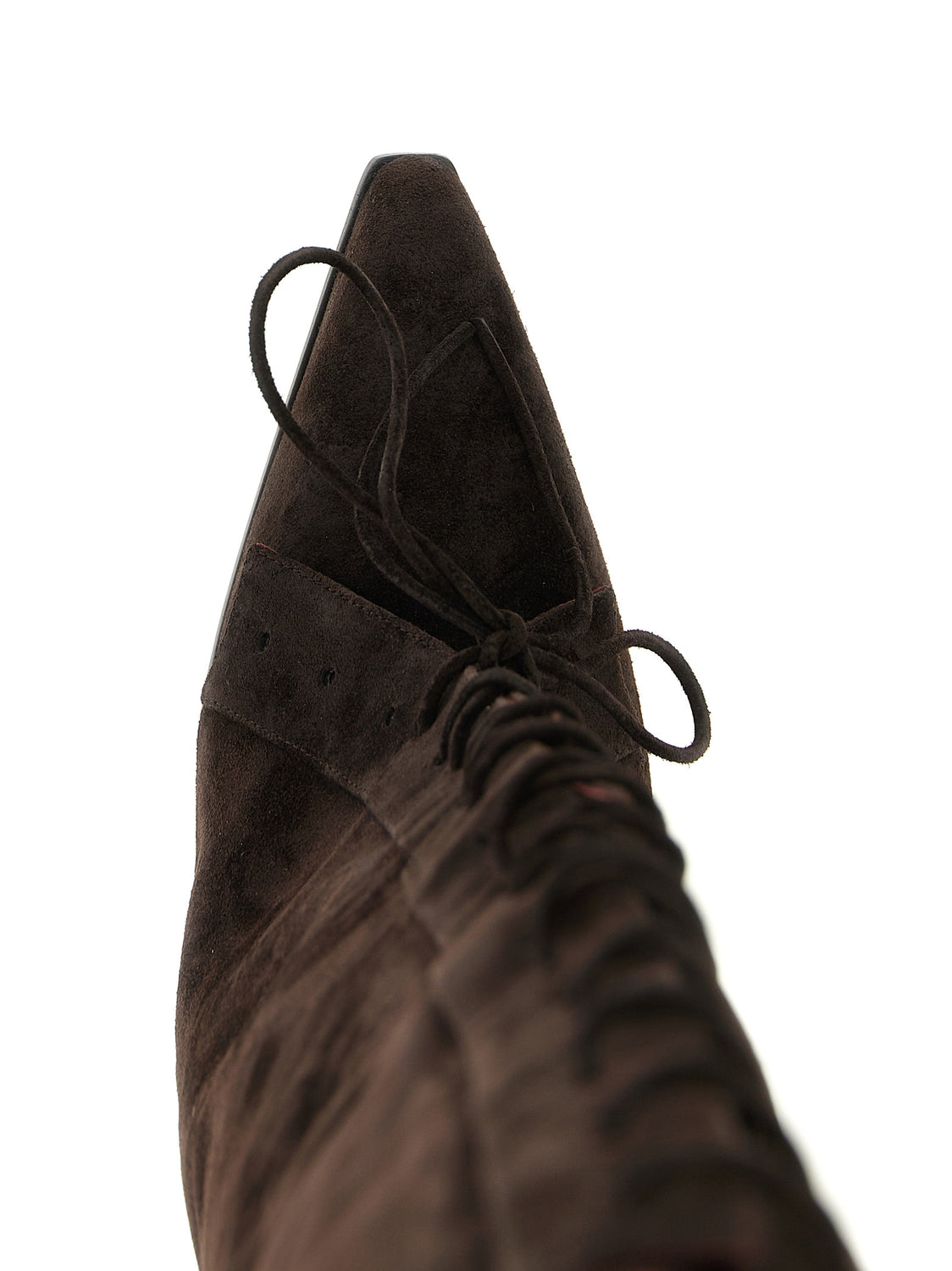 Brown Calfskin Over The Knee