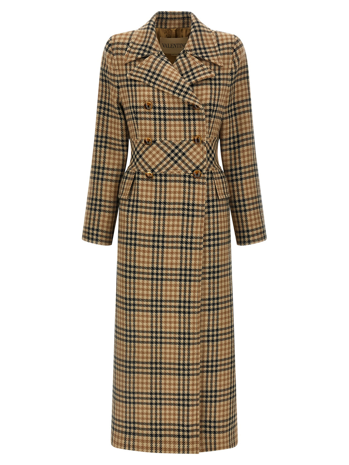 Brown Virgin Wool Coat
