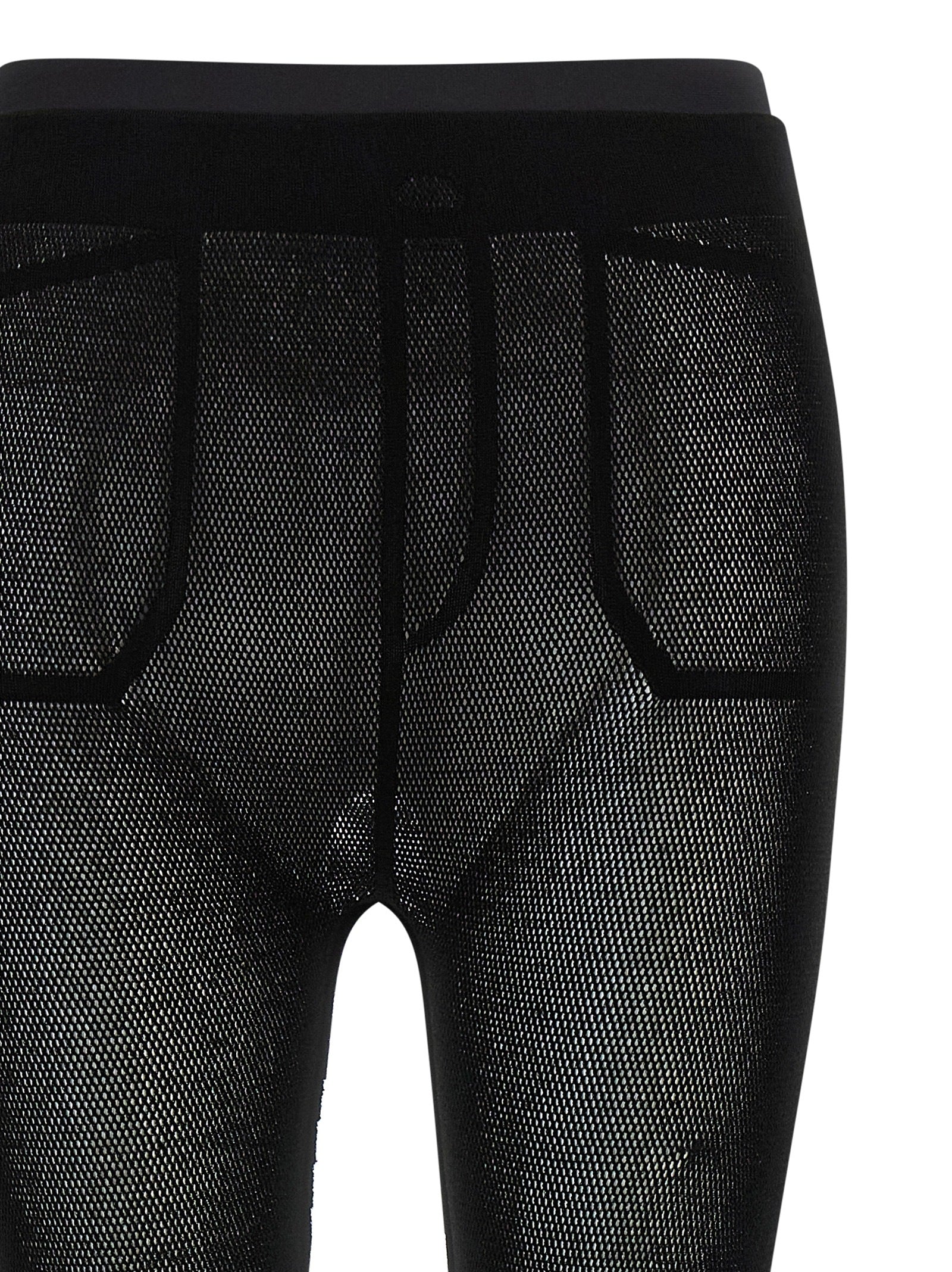Black Nylon Leggings