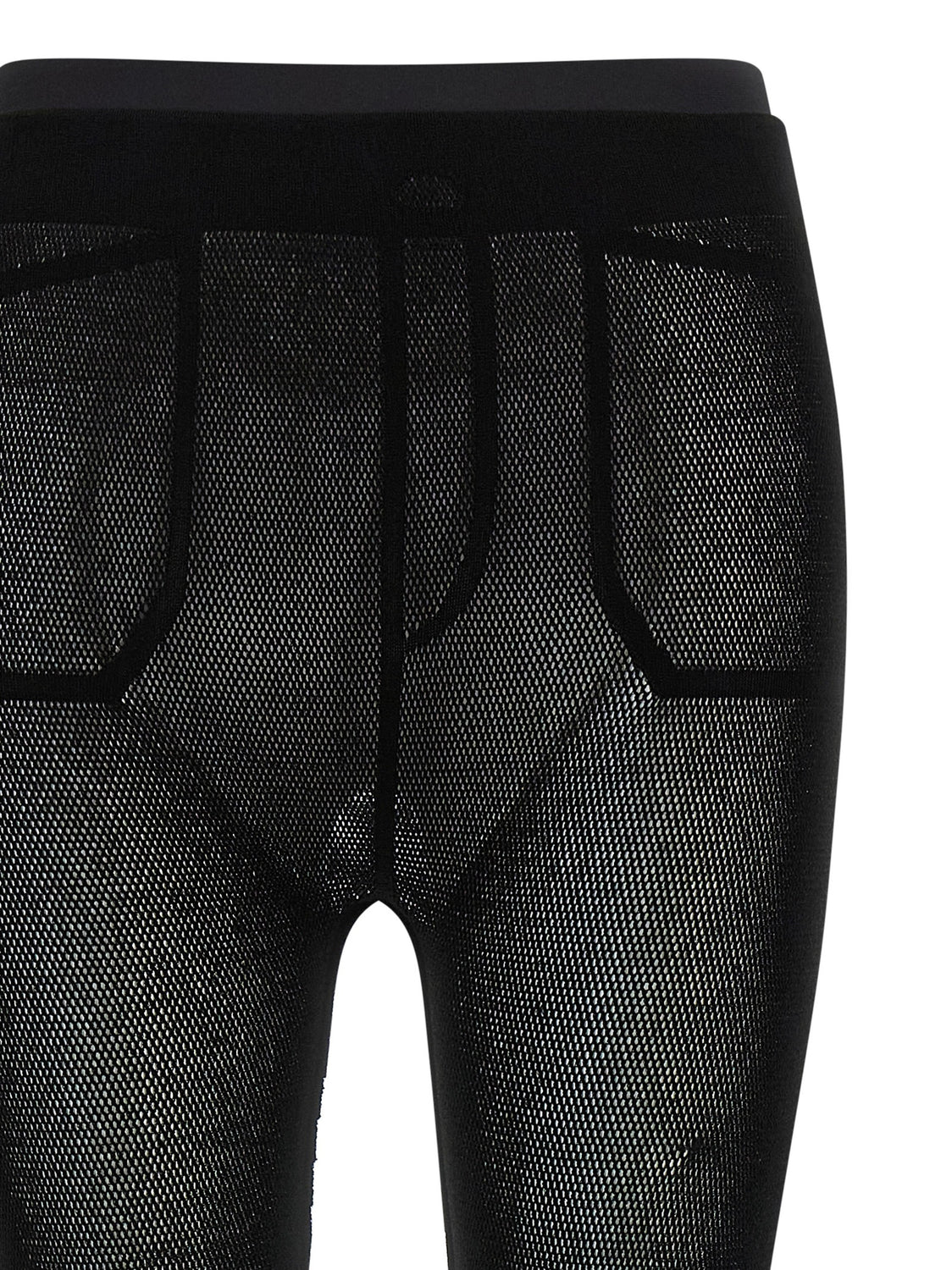Black Nylon Leggings