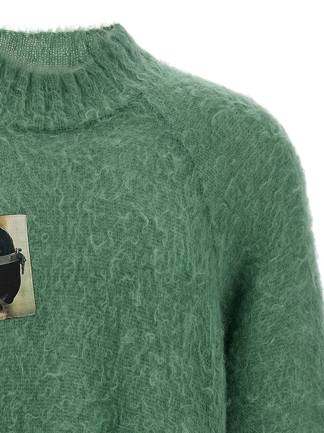 Bicolor Wool Cardigan