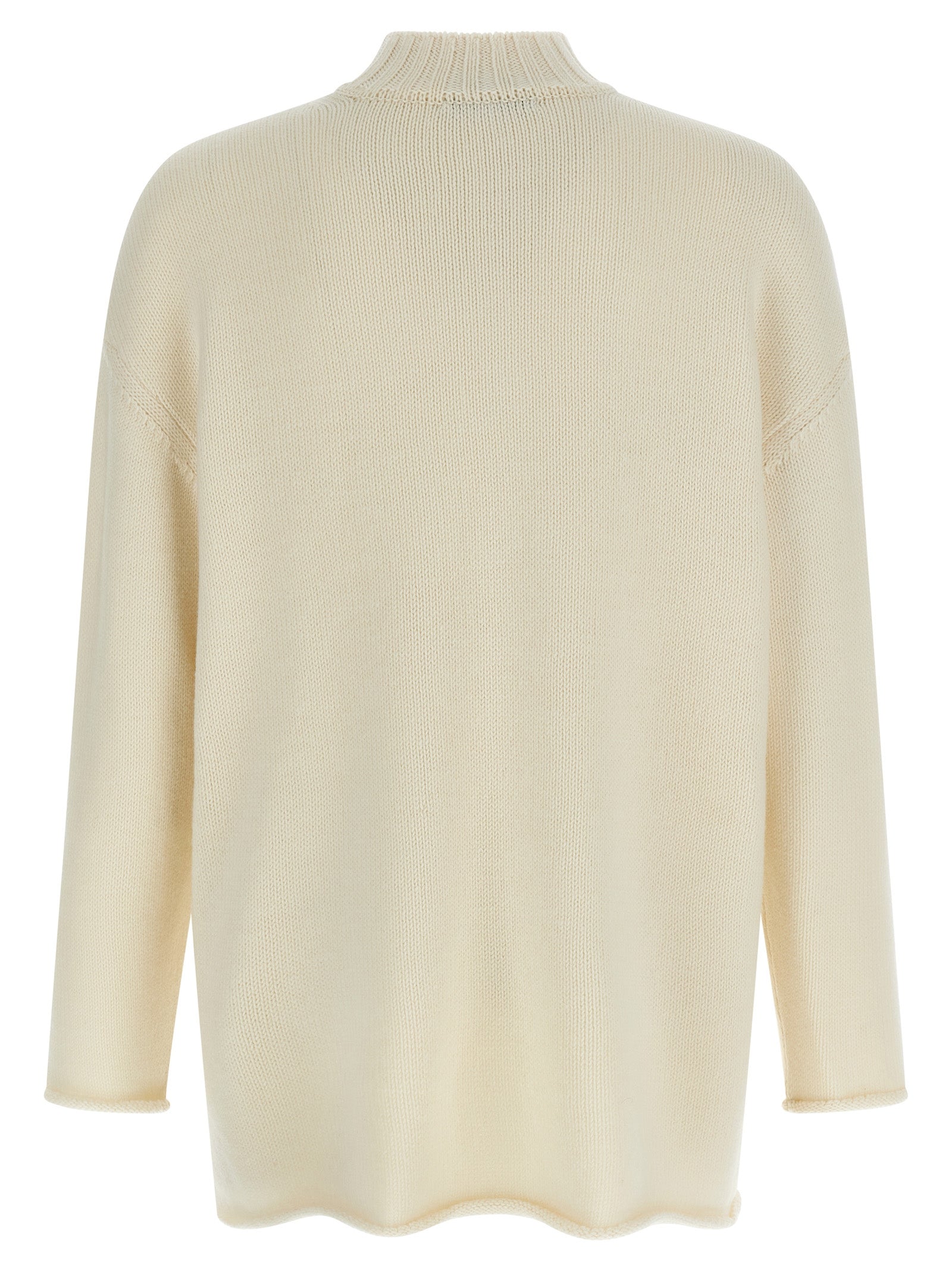 White Wool Cardigan