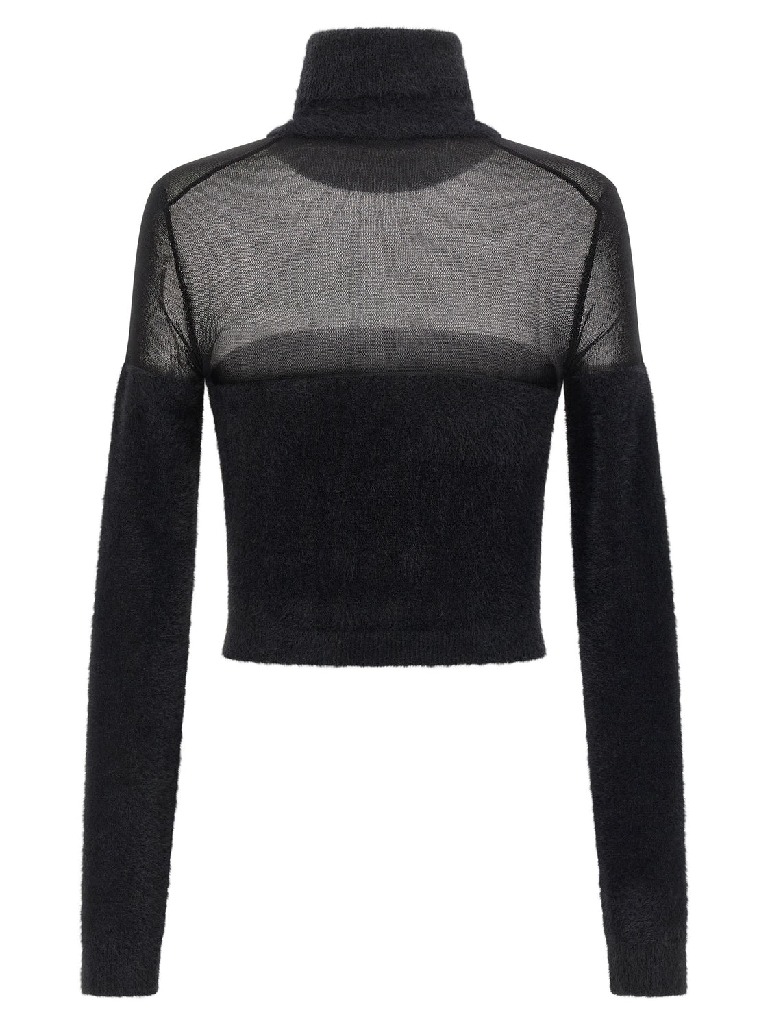 Black Polyamide Cardigan