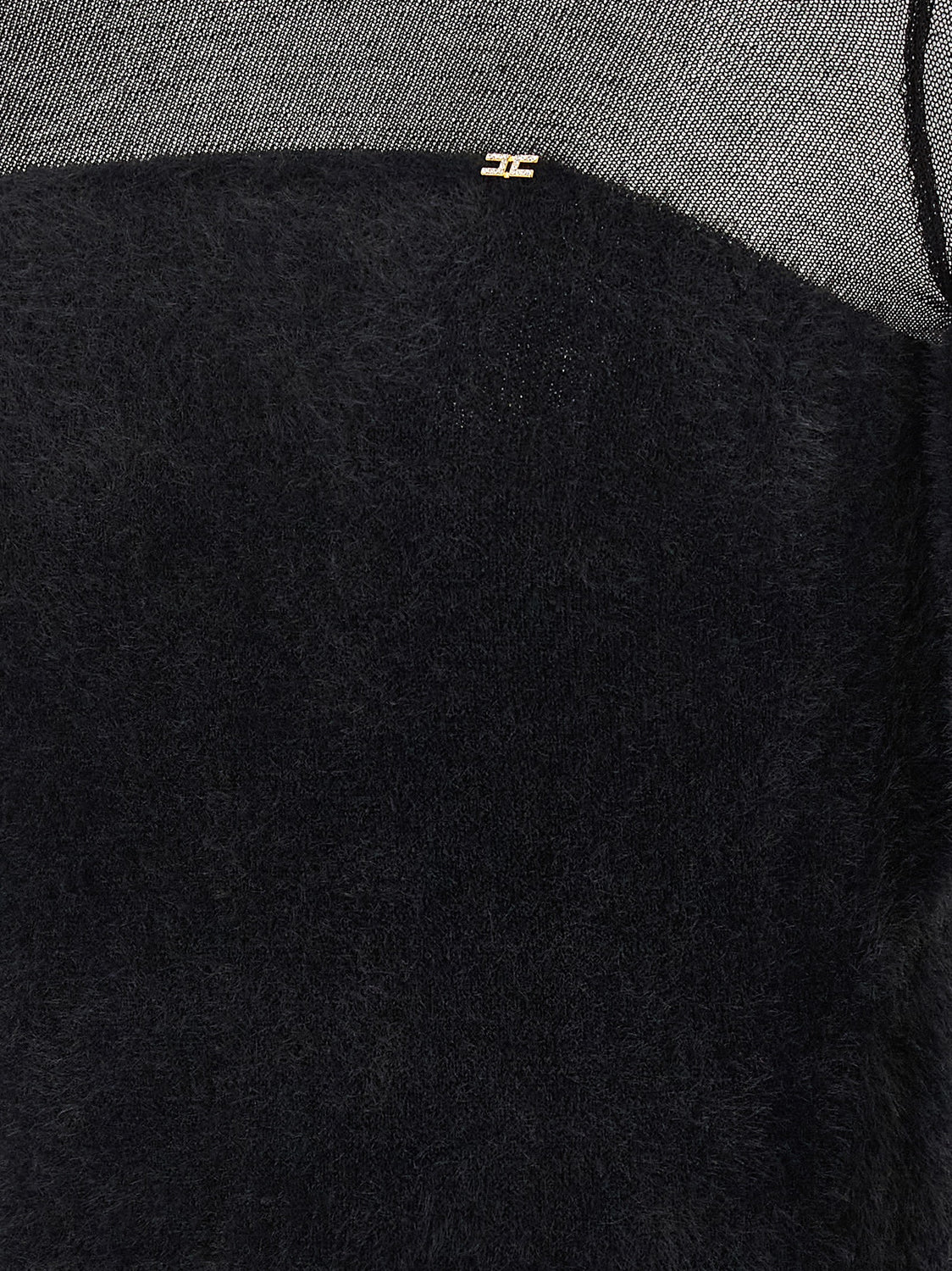 Black Polyamide Cardigan