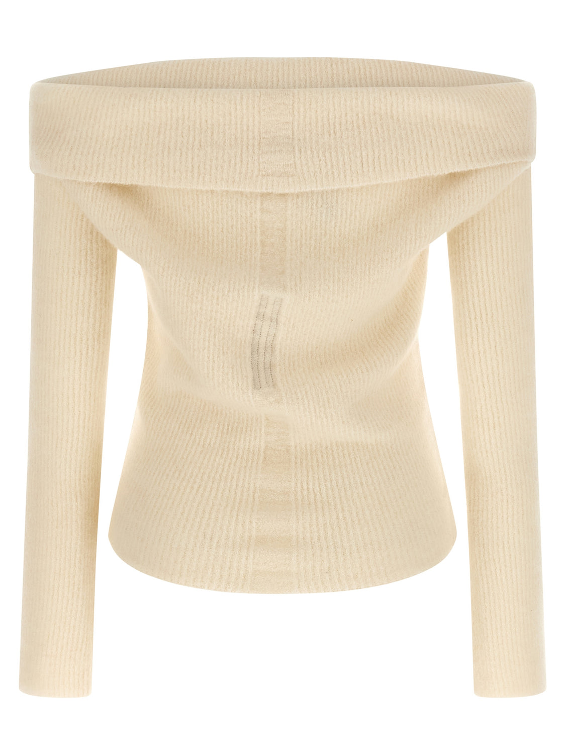 White Wool Cardigan